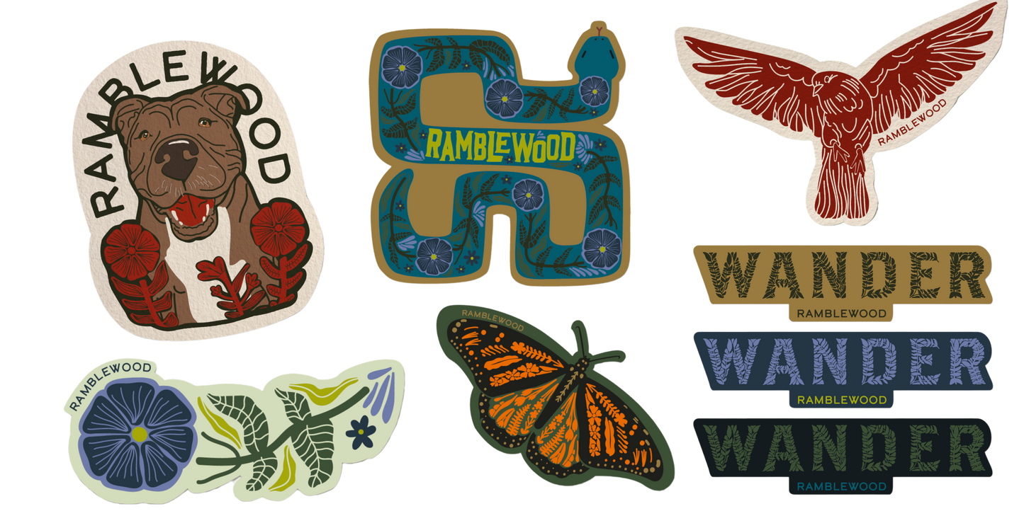 Wander Sticker Pack (4 count)